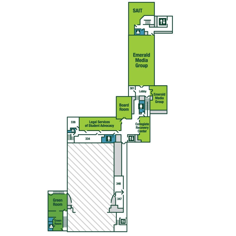 Minimap of EMU Floor 3.